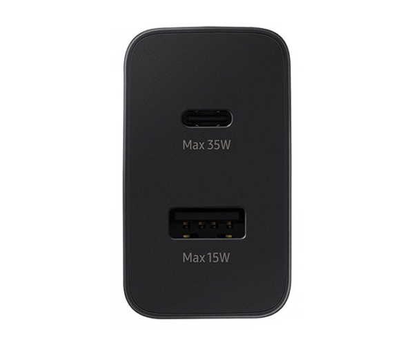 SAMSUNG kućni punjač TIP-C+USB-A EP-TA220 35W ultra brzi, crni - Image 2