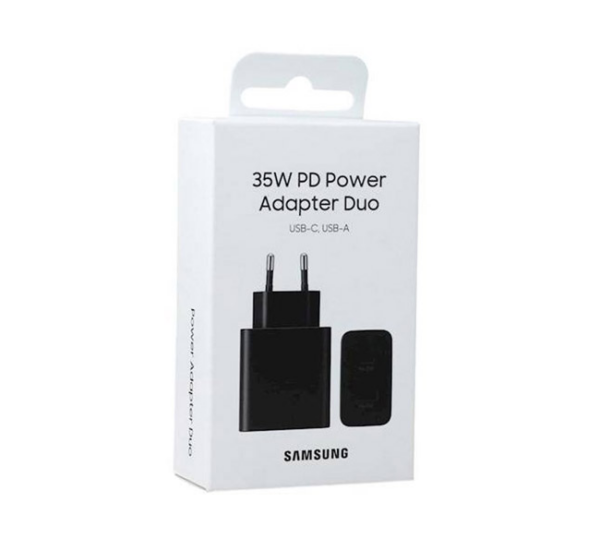 SAMSUNG kućni punjač TIP-C+USB-A EP-TA220 35W ultra brzi, crni - Image 3